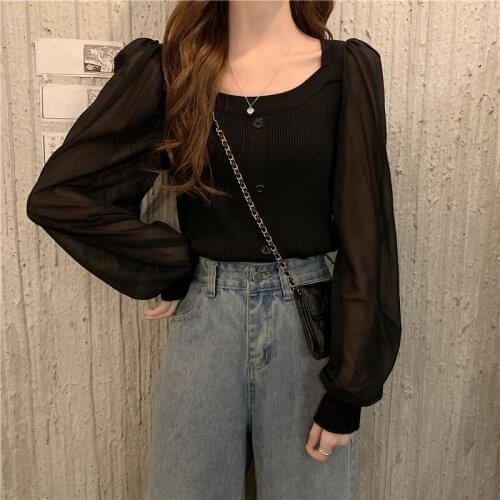 JEYONGZOO Knitted Blouses