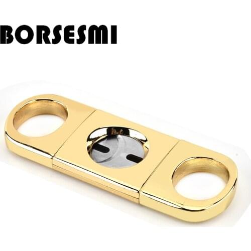 2020 quality 56Ring Zinc alloy cigar portable travel metal cigar cutter accessories smoking pocket tool sharp Cigar scissors