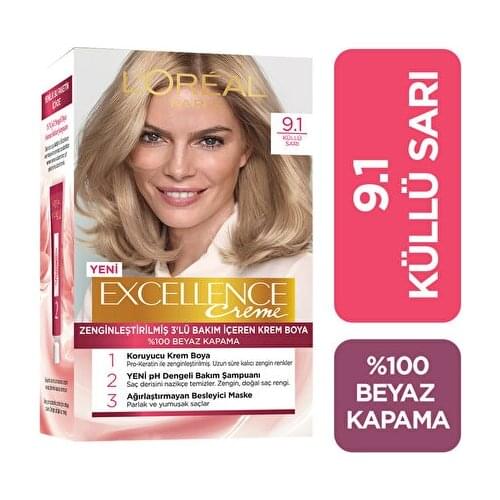 L’oreal Paris Excellence Creme Hair Color Ash Blonde 9.1 Beauty personal care promotion and opportunity product