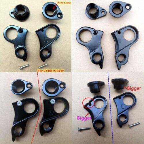 5set Bicycle derailleur hanger +Axle Cap For CUBE #10240 Stereo Elite Hybrid Cross Race Fritzz Agree Reaction Agree MECH dropout
