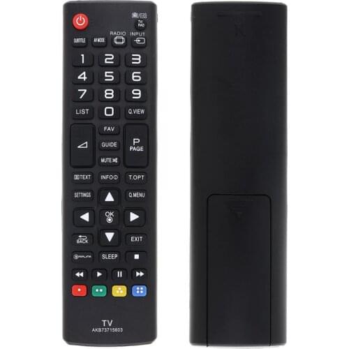 TV Remote Control Replacement Support 2 x AAA Batteriesfor LG AKB73715603 42PN450B / 47lN5400 / 50lN5400 / 50PN450B LED LCD TV
