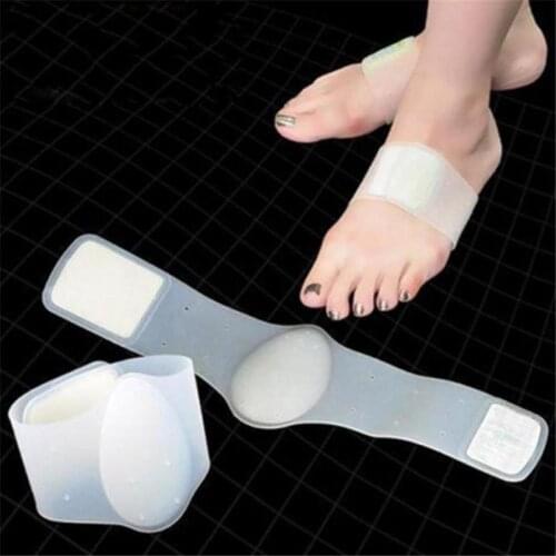 1 Pair Foot Care Pad Flatfoot Correction Arch Support Gel Insoles Orthopedic Foot Pedicure Tools Foot Silicone Pad Dropshipping