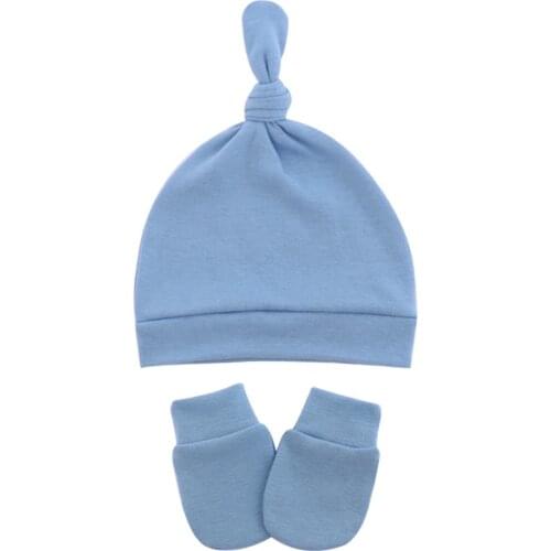 Thin New Baby Hat Gloves Set Hat + Gloves Newborn Baby Hat Mittens Baby Hat Mittens Set Baby Mittens
