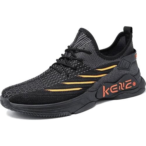 Shoes mens new soprts shoes casual Korean style trend breathable soft sole sports running shoes men outdoors H147