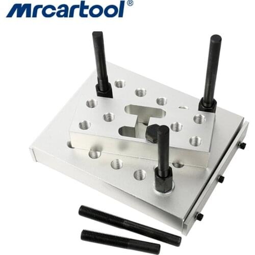 MR CARTOOL Universal Press Support Block Plate Tool 30 Ton Bearing Bush Car Repair Tool Set For Drill Presses245x200mm