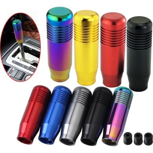 Universal Manual Gear Shifter Multicolour Auto Shift Knob Fit Shifter Handle Knob 8.5cm Aluminum Alloy Handle Shifter Knob Head