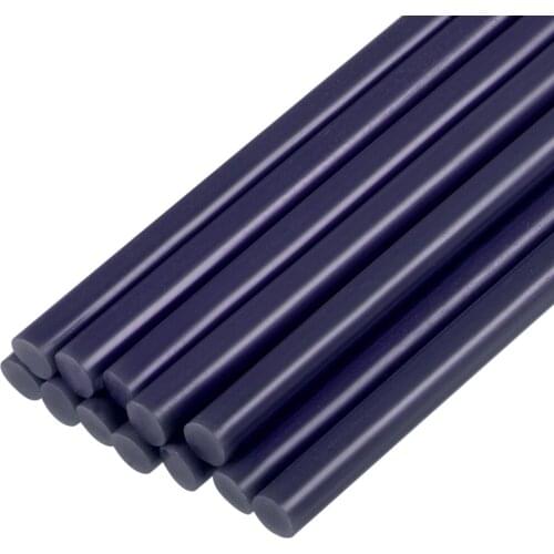Uxcell Mini Hot Glue Sticks for Glue Gun 0.27-inch x 4-inch Navy Blue 12pcs