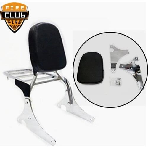 Rear Luggage Rack Support Backrest Passenger Seat Sissy Bar Backrest for Kawasaki 1995-2012 Vulcan VN400 Vulcan VN800 Motorcycle