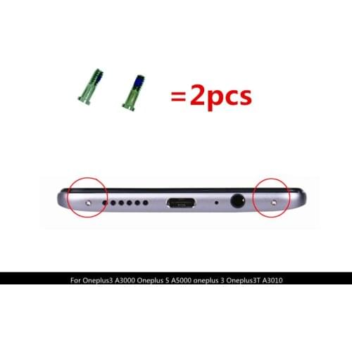 Repair Parts screw Dock Bottom Connector Screw For Oneplus3 A3000 Oneplus 5 A5000 oneplus 3 Oneplus3T A3010