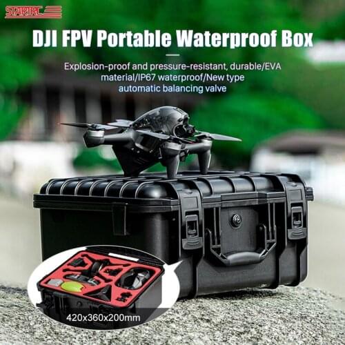 Dji FPV Hard Case Portable Waterproof ABS Dji FPV Drone Case Box Storage Bag For Dji FPV Carrying Case Drone Boxes Accessories