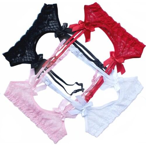 1Pcs Fashion Sexy Suspenders Unisex Womens Sheer Lace Camisas Thigh-Highs Garter Belt For The Stockings Brace