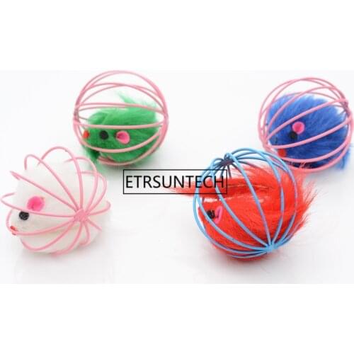 100pcs Cat Interactive Toy Stick Feather Wand With Small Bell Mouse Cage Toys Plastic Cat Teaser Toy Pet Supplies