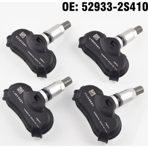 4PCS Car Tire Pressure Monitor Sensor TPMS 52933-2S410 for KIA Sportage III 3 For Hyundai ix35 2014 2015