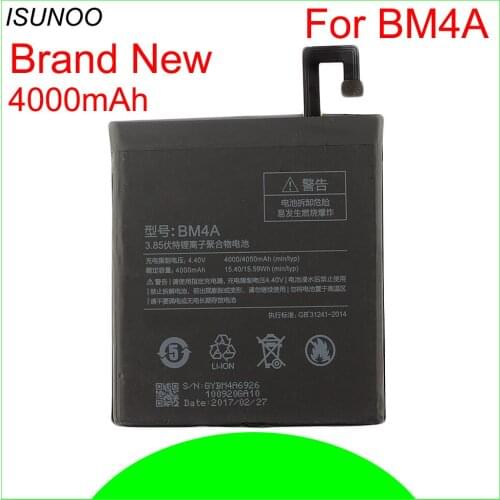 5pcs/lot BM4A 4000mAh Battery For Xiaomi Redmi Pro Battery Li-ion Battery Replacement for Xiaomi Redmi Pro Smart Phone