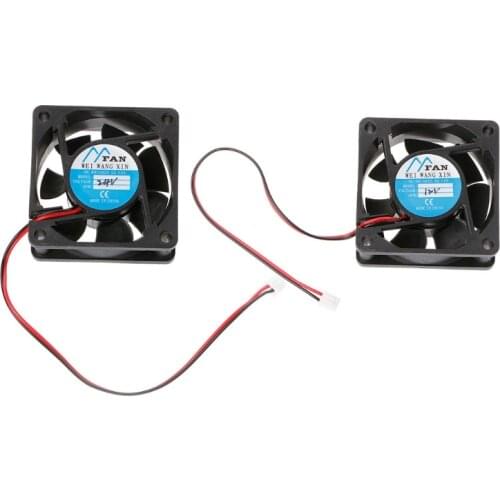 60mm×60mm×25mm DC 12V 24V 2-Pin Cooler Brushless PC CPU Case Cooling Fan 6025