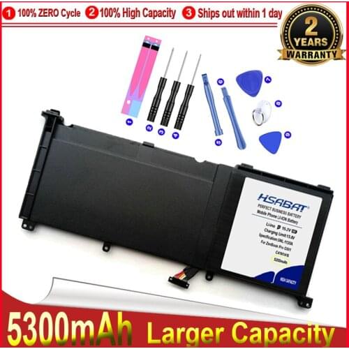 HSABAT 0 Cycle 5300mAh C41N1416 Battery for ASUS ZenBook Pro G501 G601J UX501VW N501L UX501J Notebook Replacement Accumulator