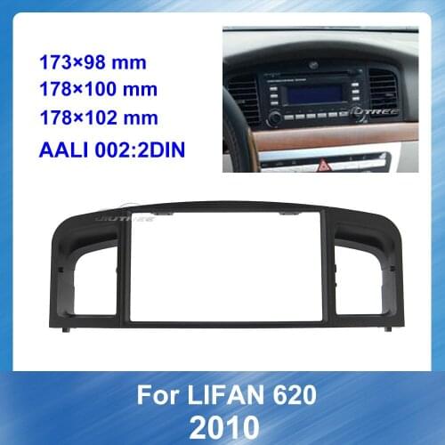 Car Radio stereo Fitting installation adapter fascia For LIFAN 620 2010 Stereo Panel Dashboard Kit Refitting Bezel Accessories