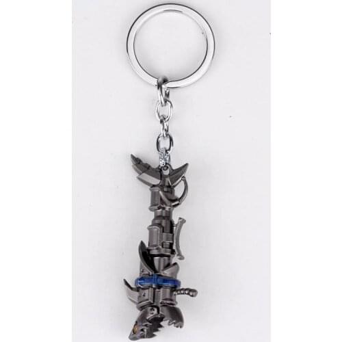 Dongsheng League Of Legendes Cannon LOL Keychain Metal Cool Pendant Key Rings Keychain Gift For Fans Game Women Men Jewelry