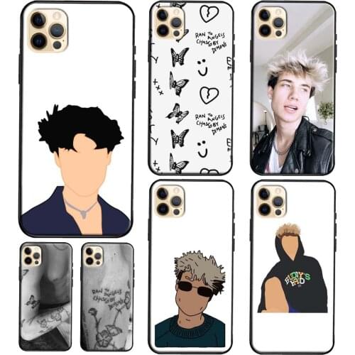 Jaden Hossler’s Tattoos Soft TPU Case For iPhone 12 Mini 11 Pro Max 6S 7 8 Plus X XR XS Max SE 2020 Case Cover