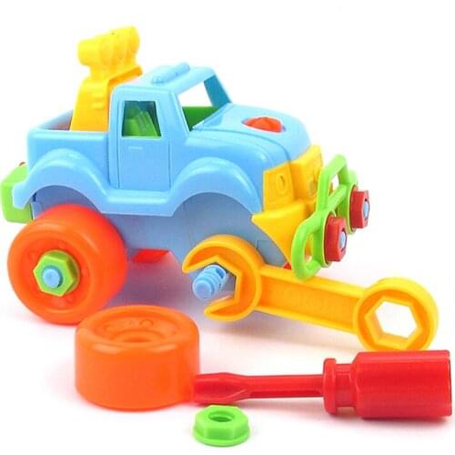 Baby Plastic Car Toy Disassembly Assembly Classic Cars Truck Toys Brand Children Gifts Hot