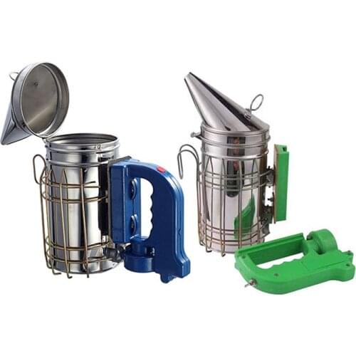 1pcs Electric bee smoker for bee farm tools Stainless steel bee smoker beekeeper supply equipment beekeeping tools hot sale