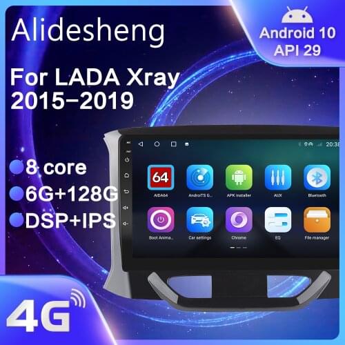 Android 10.0 DSP Car Radio Video Audio Player 8 core multimedia Navigation For LADA X ray Xray 2015 2016 2017 2018 2019
