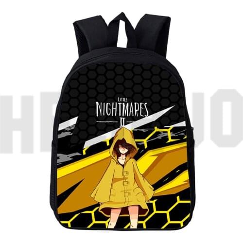 Mochila Little Nightmares2 3D Backpack Kids Bookbag Women Hip Hop TravelBag Para Hombre Plecak School Bags Girls Boys Kawaii Bag