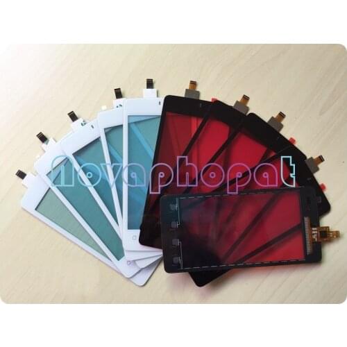 Novaphopat Black/White Sensor For Highscreen Omega Q Touch Screen Digitizer Sensor Replacement + Tracking