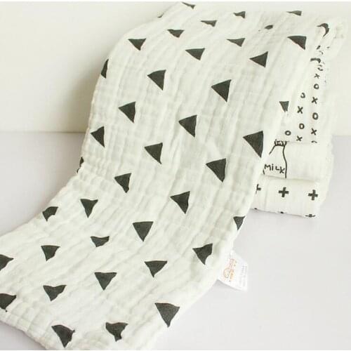 NEW 6 Layers Genuine Muslin Baby Blanket Baby Swaddle Envelope Wrap Newborn Super Soft Kids Bedding Diaper 0813