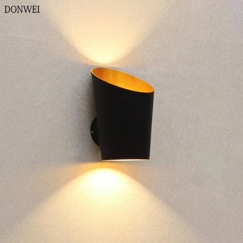 Outdoor Waterproof IP65 Wall Lamp Modern 6W LED Wall Light Indoor Sconce Decorative lighting Porch Garden Lights AC85-265V