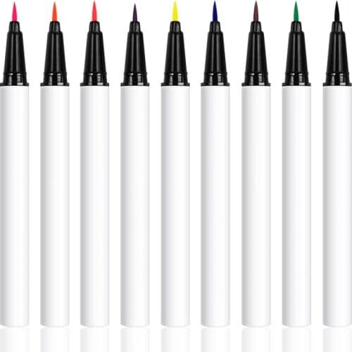 Custom Logo Black Blue Red Liquid Eyeliner Eye Make Up Waterproof Easy To Wear Quick-drying Eye Liner Cosmetic Private Label