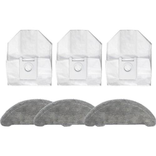 Promotion!for Roidmi EVE Plus Robot Vacuum Cleaner Dust Bag Mop Cloth Cleaning Cloth Replacement Accessories Parts