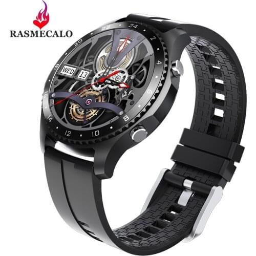 RASMECALO 2021 New Smart Watch Bluetooth Call Smartwatch For Men Women Waterproof Sport Fitness GPS Smart Watch For IOS Android