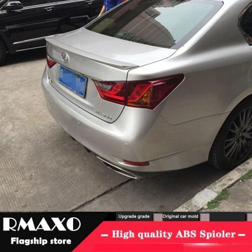 For LEXUS GS350 GS300 GS450 Spoiler 2016 High Quality ABS Material Car Rear Wing Primer Color Rear Spoiler