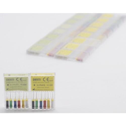 Dentistry Tools 2Packs Endodontic Root Canal Dental H/K Files (Hand Use) 25mm #15-40 Hand Use Files