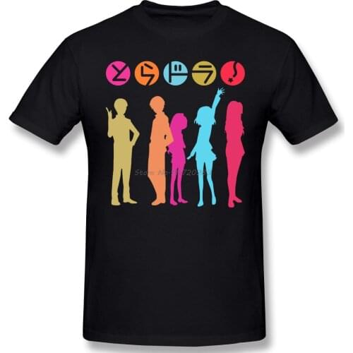 Toradora! Casual T Shirt Hot Sale Gintama Tee Shirt O Neck T-shirt Cotton Tees Harajuku Streetwear