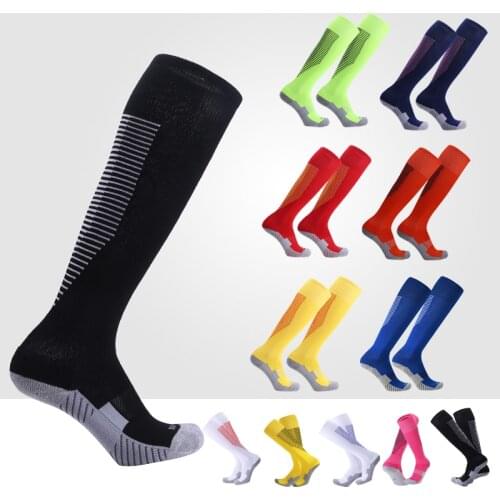 Cycling Socks Professional Kids Men Soccer Socks Thicken Running Basketball Socks Men Sport Team Long Towel Socks Bike Stockings