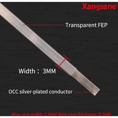 Xangsane XS-DY01 5N OCC Silver Plated Hi-Fi HiFi Audio Cable Power Cable Speaker Cable FEP Insulated DIY Cable
