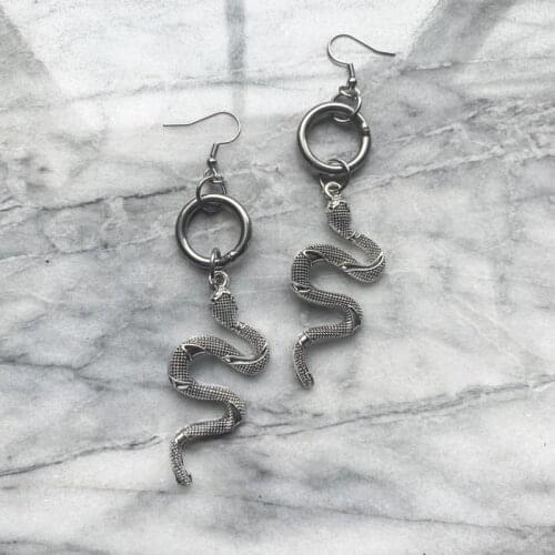 Snake Bondage Earrings Fashion Goth Witch Jewelry Women Gift 2020 New Delicate And Beautiful Crescent Wholesale Statement