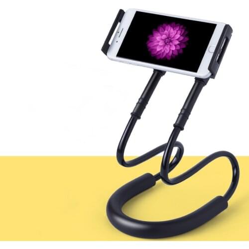 1pc Newest Multi-function Detachable Lazy Neck Cell Phone Holder Stand Lazy Necklace Smartphone Bracket for 4-10 Inch Phone