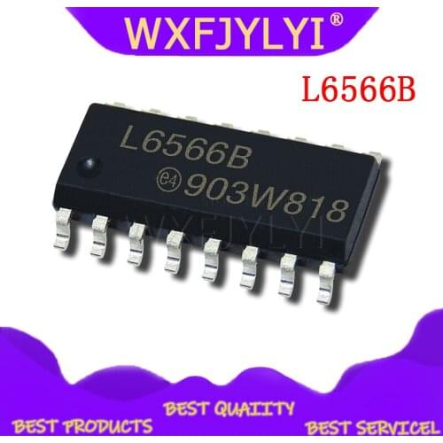2pcs/lot L6566B L6566BTR SOP-16 multimode switching mode power supply controller SMD IC