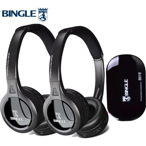 2019 2 Pack Deep Bass Sound Multiple Wireless Headphones Headsets For Gaming,PS4,PC,Game,Playstation,Xbox,Gamer,TV,Silent Disco