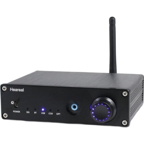 Audio decoder 4493 hard solution DSD coaxial fiber, 384K 32-bit USB input hifi bluetooth dac amp. PCM24bit/192KHz