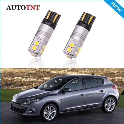 T10 W5W 192 LED CANBUS Car Parking Clearance Light For Renault Grand Scenic Kangoo Kaptur Koleos Laguna Latitude Logan Master