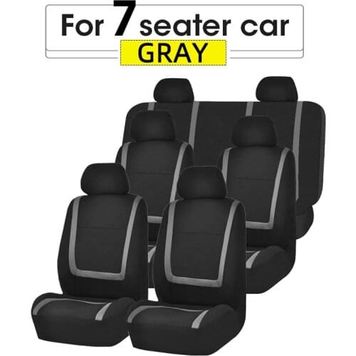 Car Seat Covers, Full Set on red – Front and Rear Split Bench Protection, Easy to Install, Universal Fit for Auto Truck Van SUV