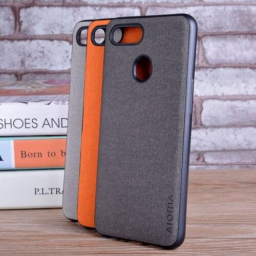 Case for OPPO A7 2018 A5S AX5S coque Luxury textile Leather skin soft TPU hard phone cover for OPPO A7 2018 A5S AX5S case funda