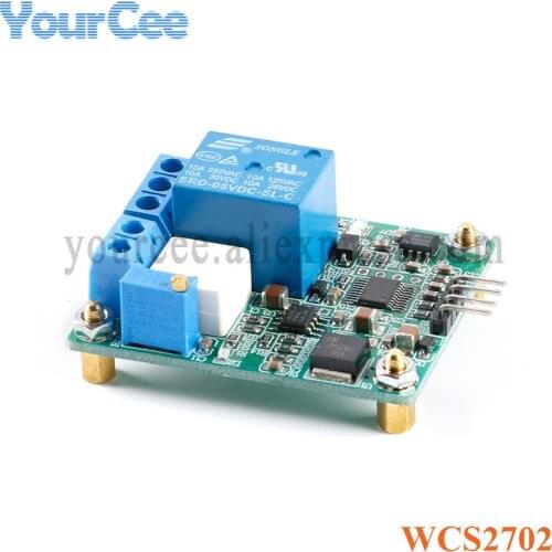WCS2702 Current Detection Sensor High Precision AC DC Current Detection Module 2A Limiting Protection Relay Serial Port