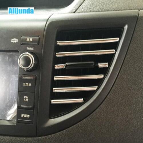 3m car chrome body door mold trim air conditioning outlet decorative strip for Nissan Chery Tiggo Geely Vision Infiniti