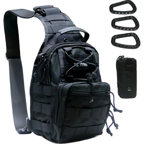 Deyi Camp Outdoor Tactical Single Shoulder Backpack Messenger Bag Multifunctional Tactical
