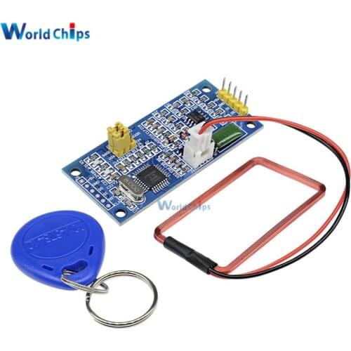HZ-1050 RFID 125KHz EM4100 Wireless Card Reader Module ATMEGA8 ID Reader RFID-Module DC 5V DIY KIT